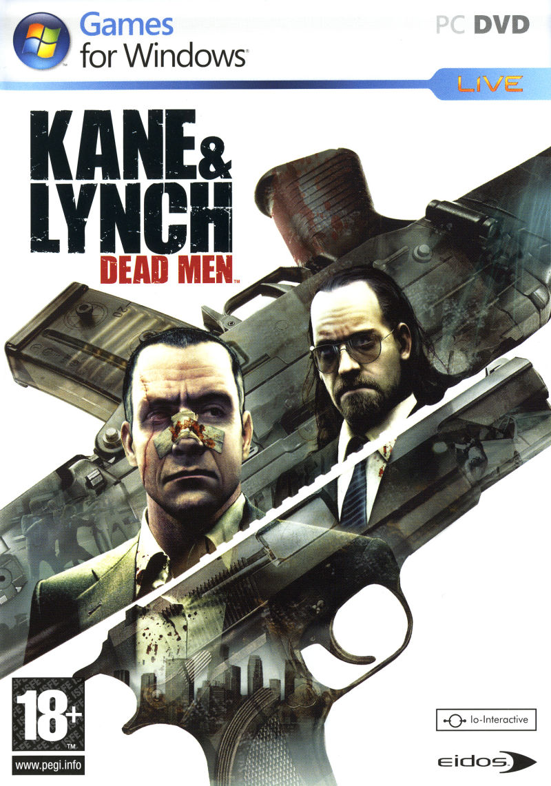 Kane & Lynch Dead Men box art for Xbox 360